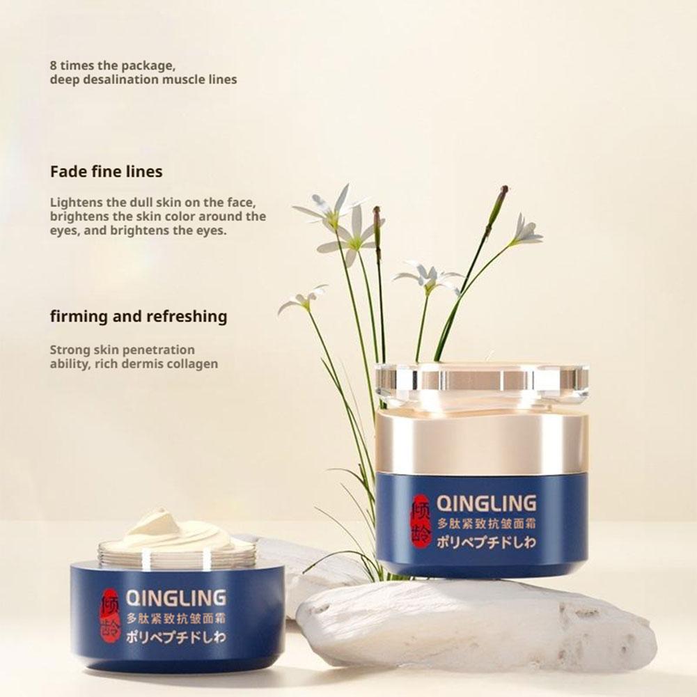 Luxury Skincare Brands - QINGLING Krem Przeciwzmarszczkowy z Polipeptydami Ujędrniający