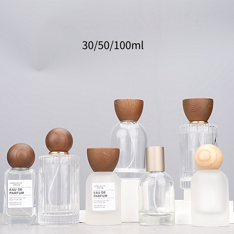 Luxury Skincare Packaging - Wysokiej jakości 30/50/100ml pusta przezroczysta/matowa szklana