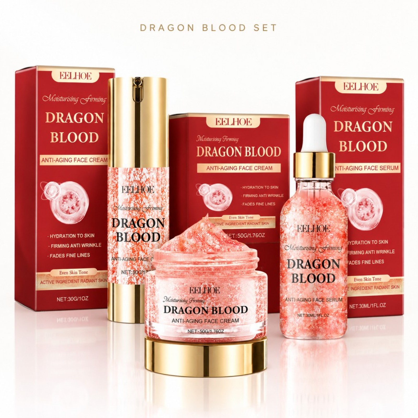 Luxury Skincare Brands - Zestaw do pielęgnacji twarzy Dragon Blood: