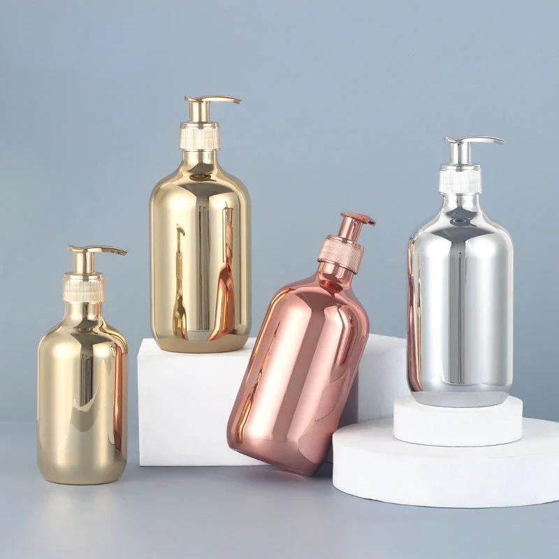 500ml galwanizacja róża w kolo – Luxury Skincare Packaging recenzja i cena