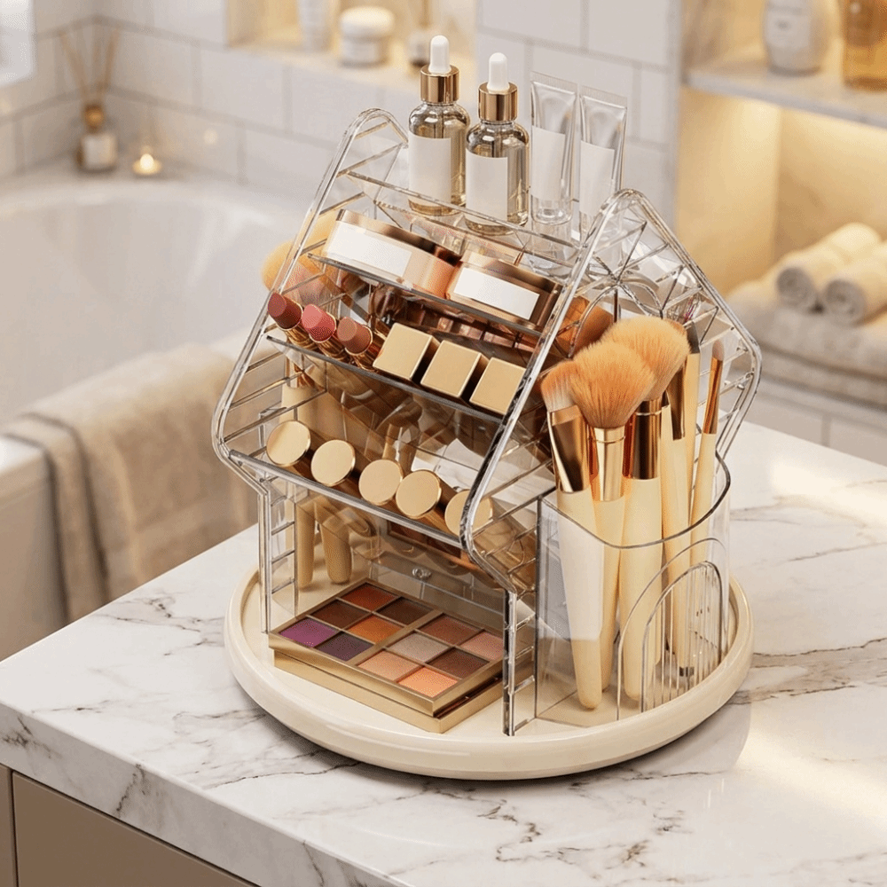 Obracany organizer na kosmetyk – Luxury Skincare Tools recenzja i cena